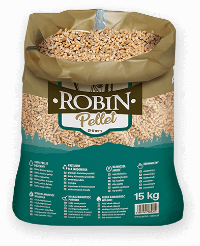 worek pelletu opałowego Robin do kupienia w Wiśle lub sklepie internetowym
